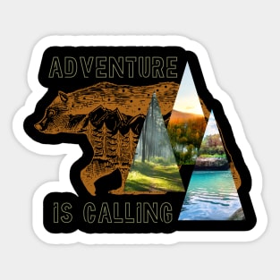 Adventure is calling Sticker